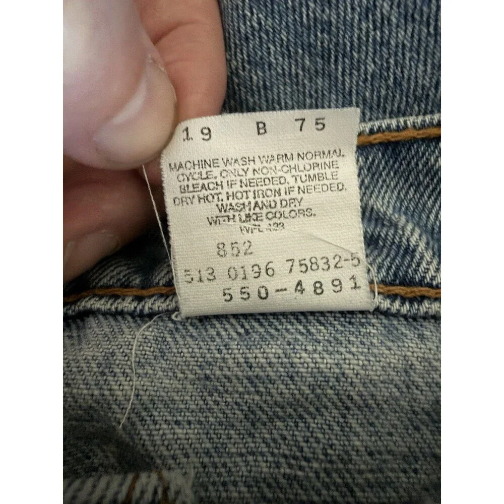 Vintage 1996 Levi's 550 USA Made Jeans Mens 34x30 Relaxed Tapered 550-4891